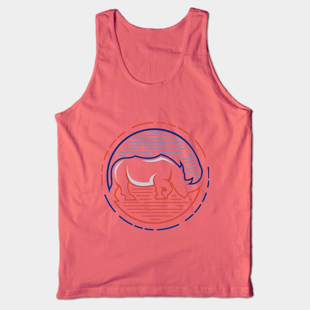 Rhino Tank Top by Mutinyintl